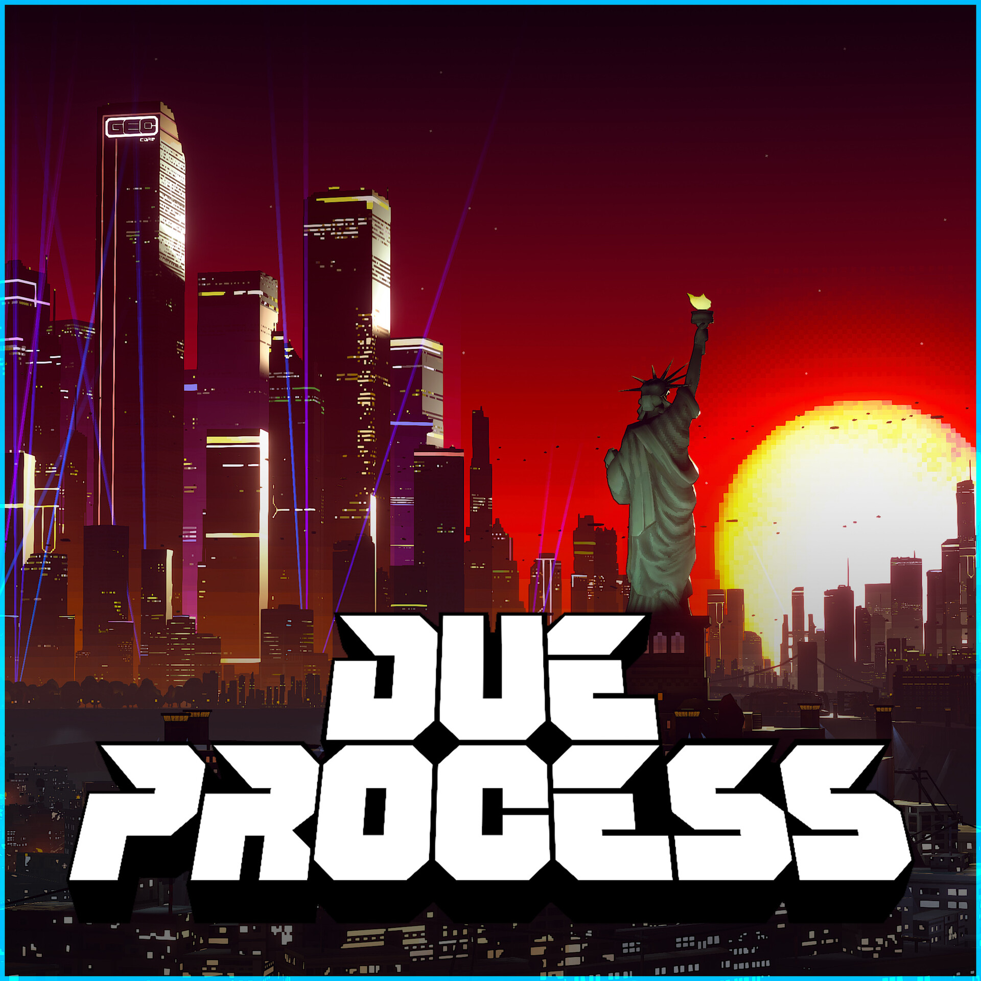 ArtStation - Due Process - Title Screen Sequence