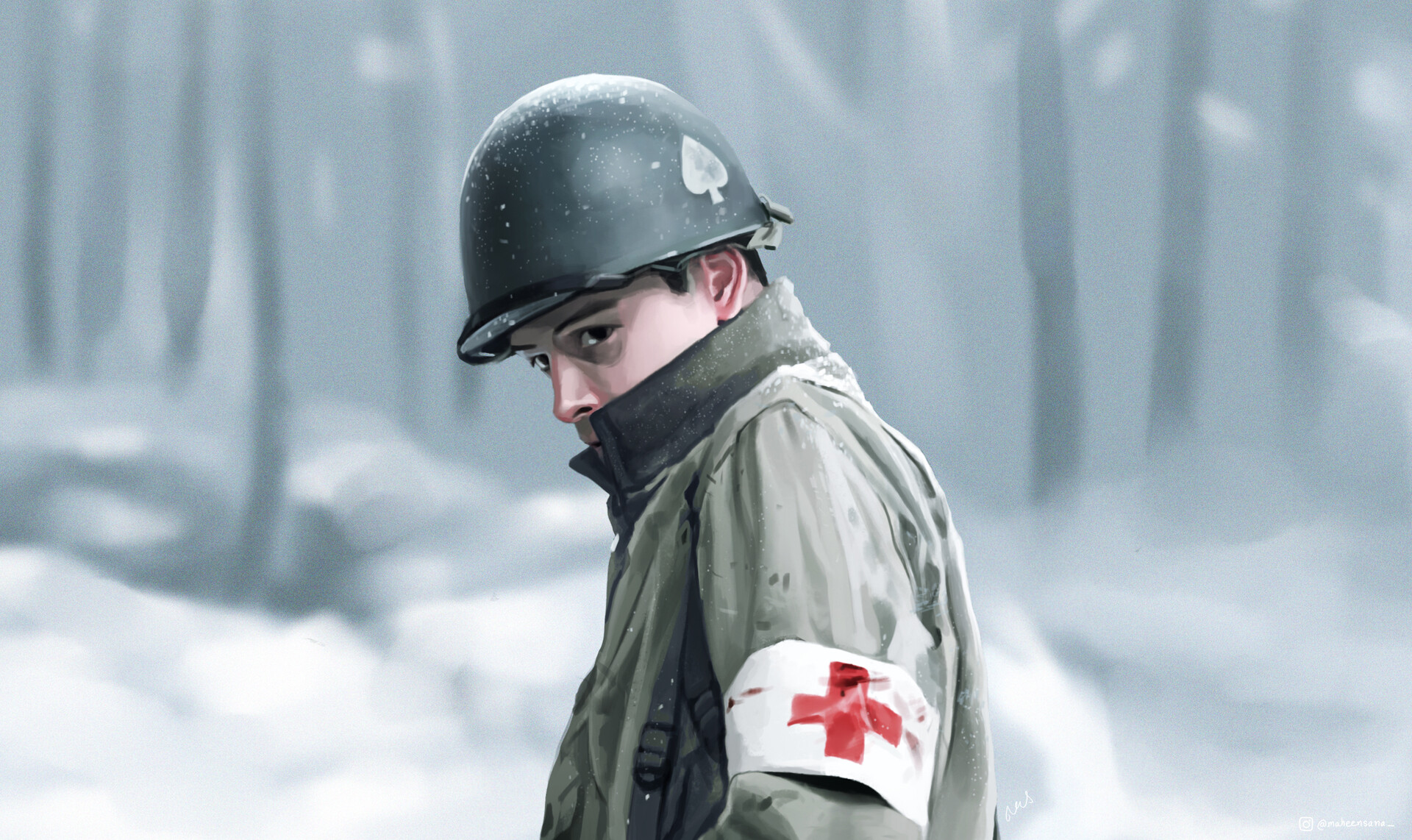 ArtStation Bastogne • Band of Brothers