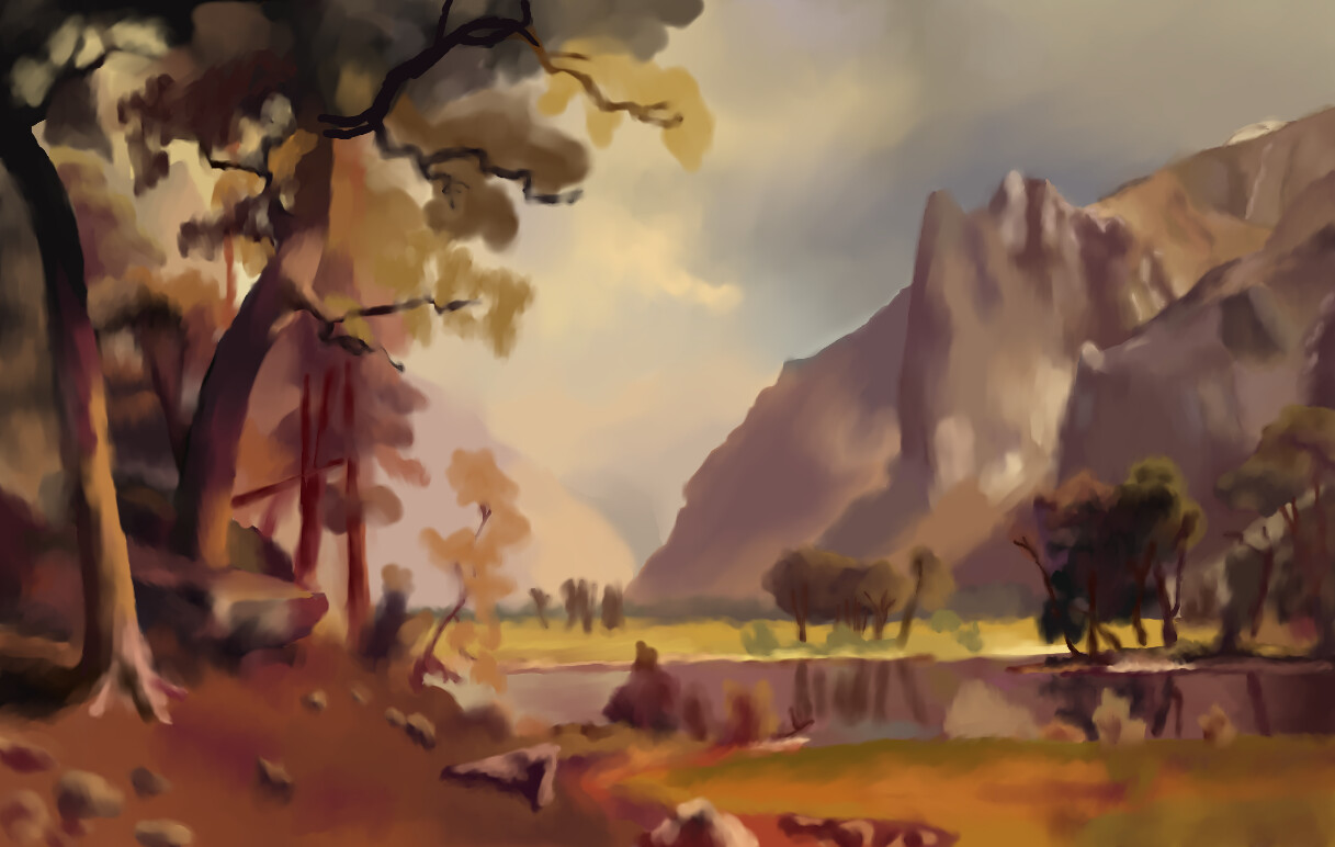 ArtStation - Yosemite Valley. - Study.