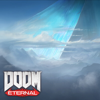 ArtStation - DOOM Eternal - World Spear Cinematic Vista