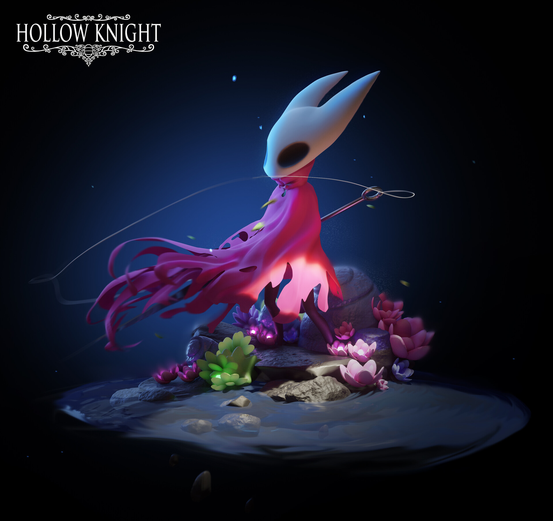 ArtStation - Hollow Knight 空洞骑士手办练习作业