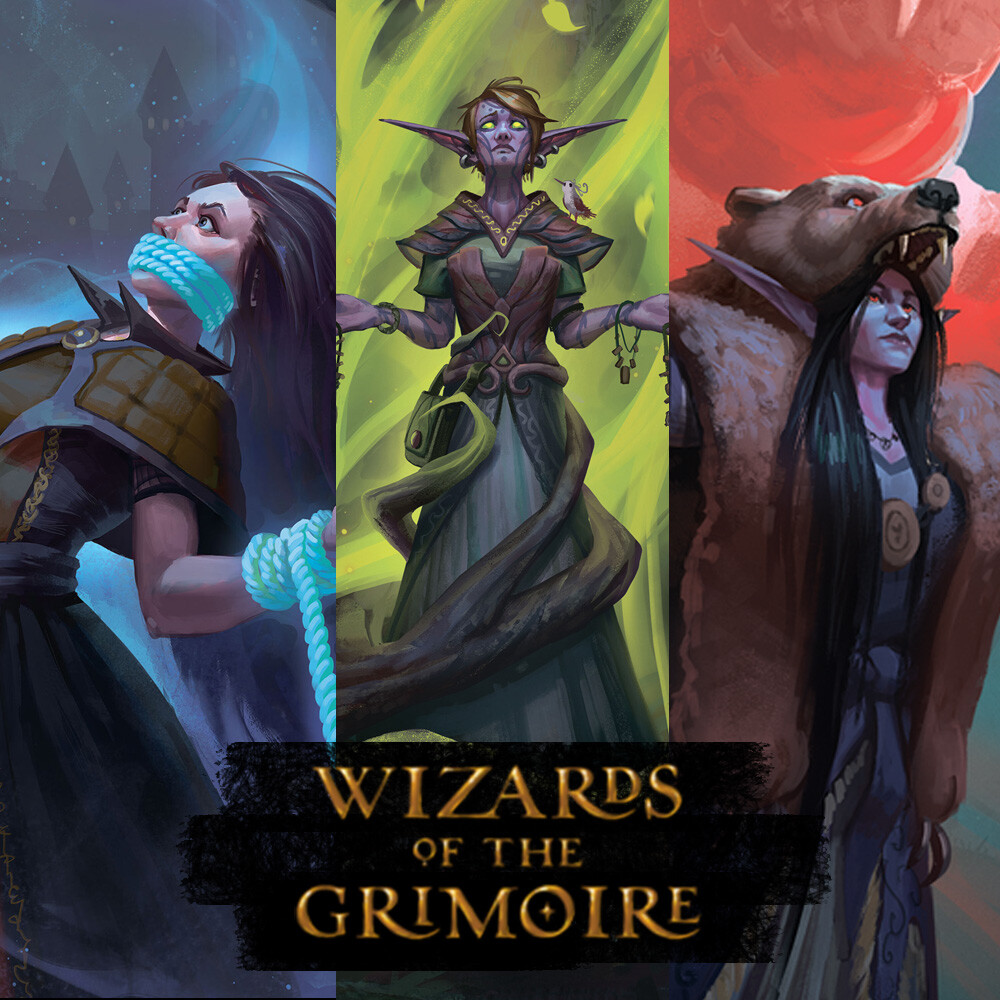 ArtStation - Wizards of the Grimoire - illustrations