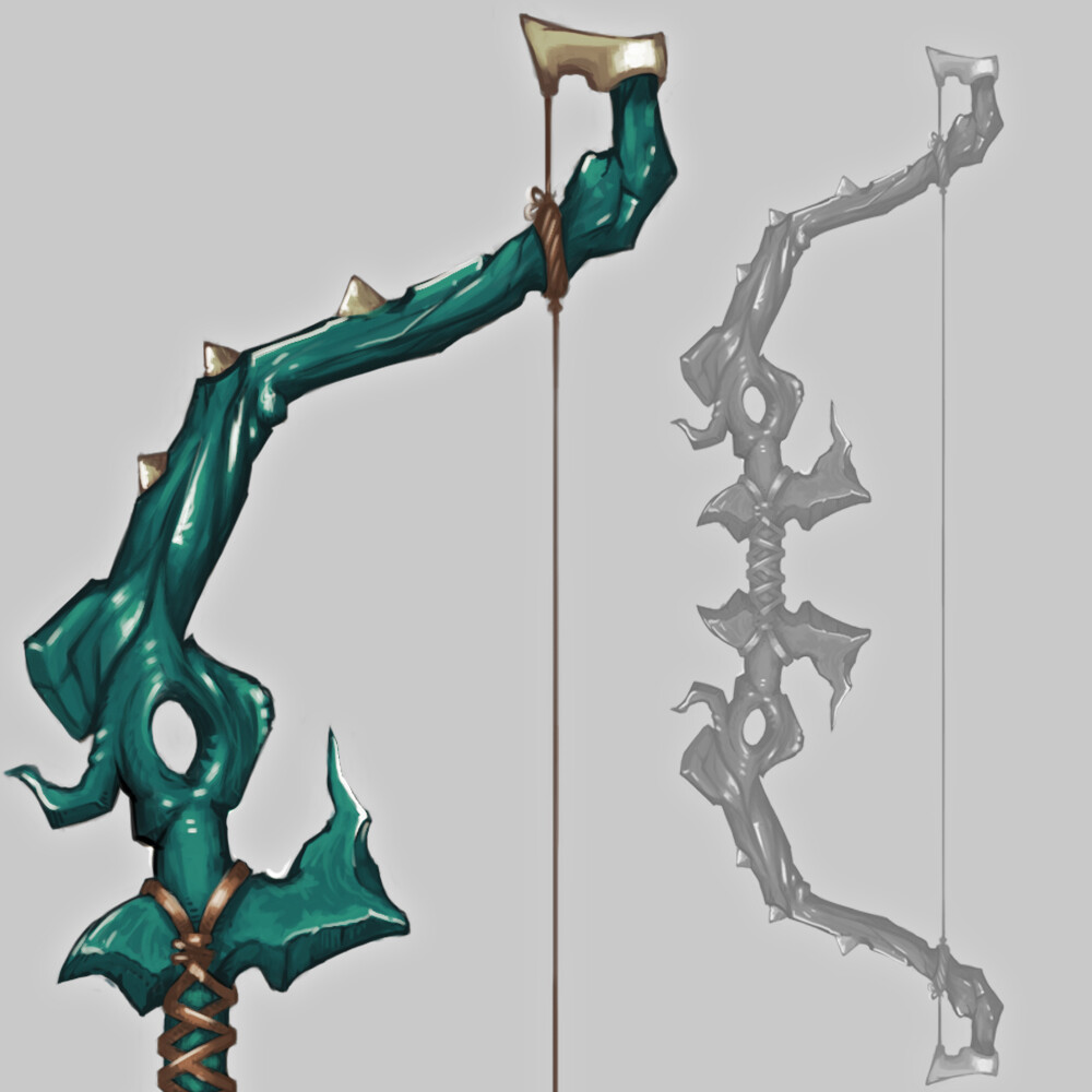 ArtStation - Folding bow concept