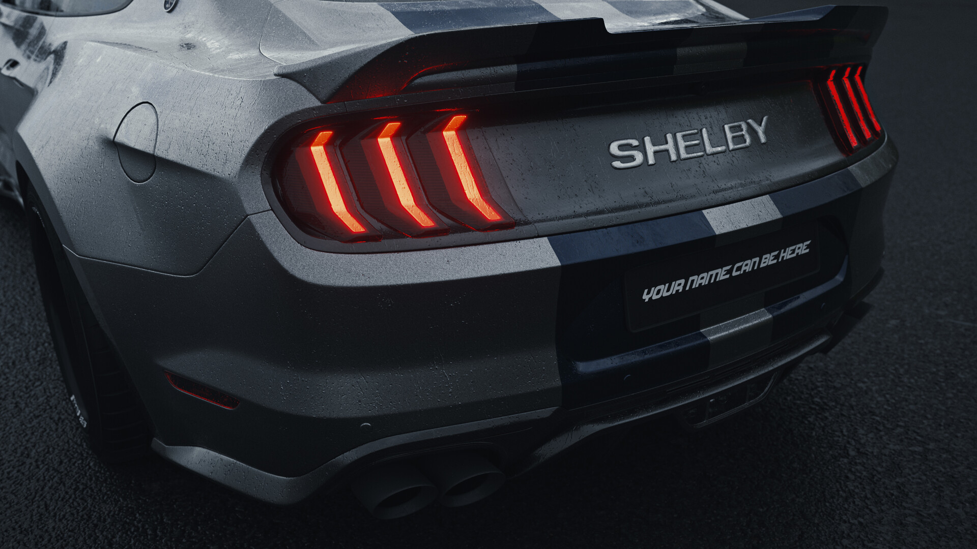 ArtStation - Moody Mustang Shelby Super Snake