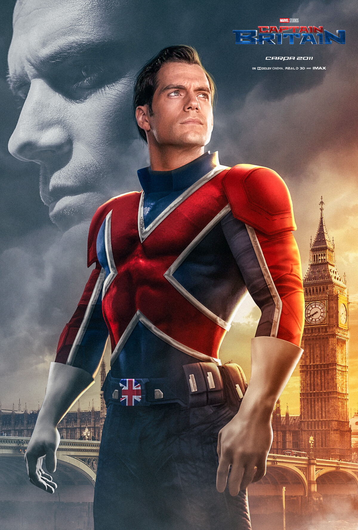 ArtStation - Henry Cavill as Captain Britain