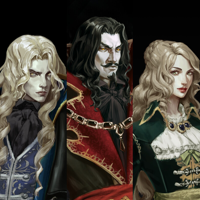 Symphony of the Night character redesigns