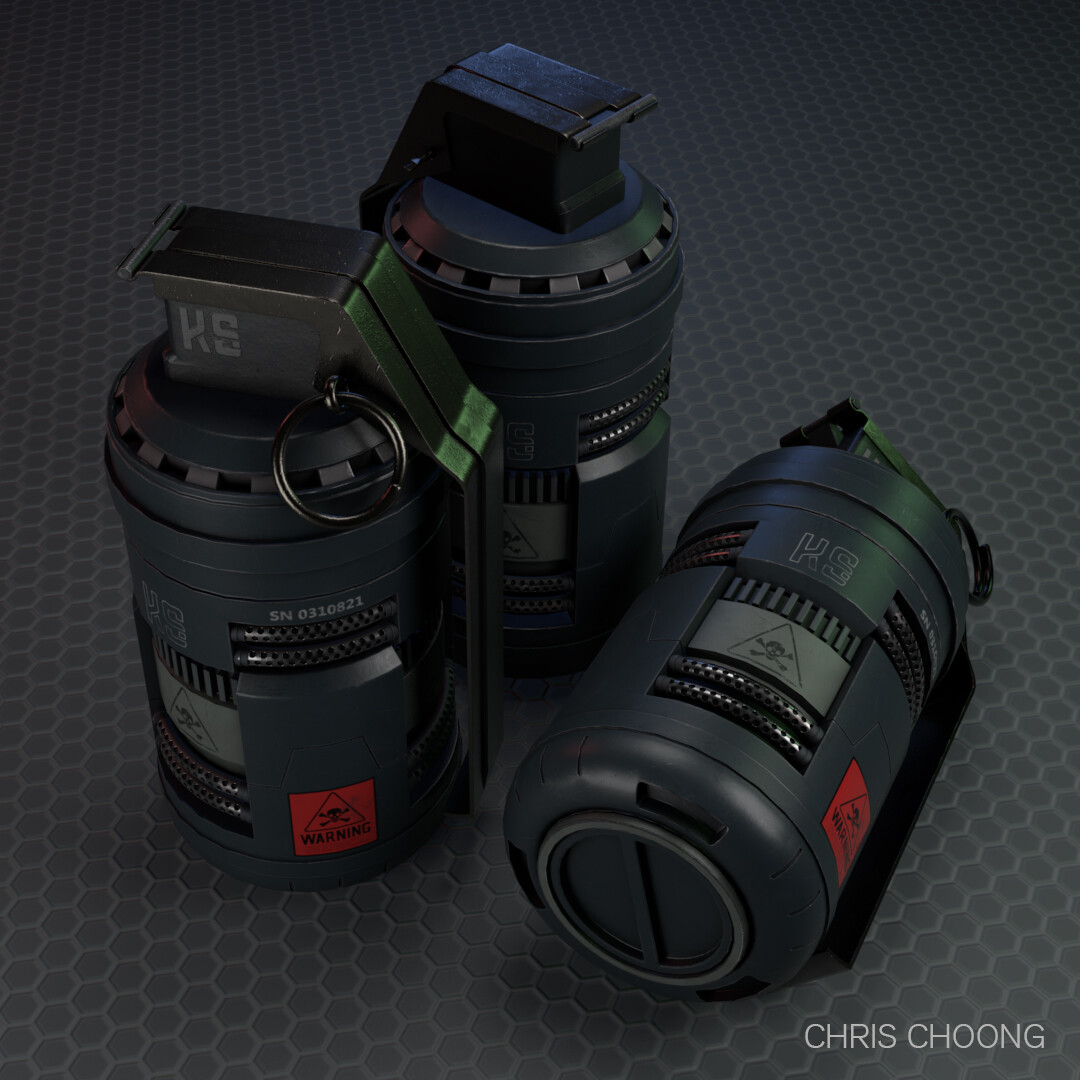 ArtStation Poison Gas Grenade
