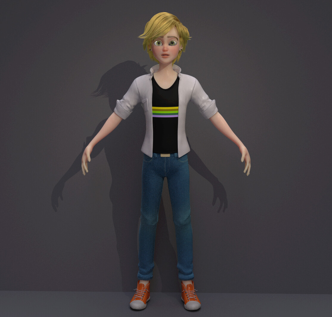 ArtStation - WIP Adrien Agreste