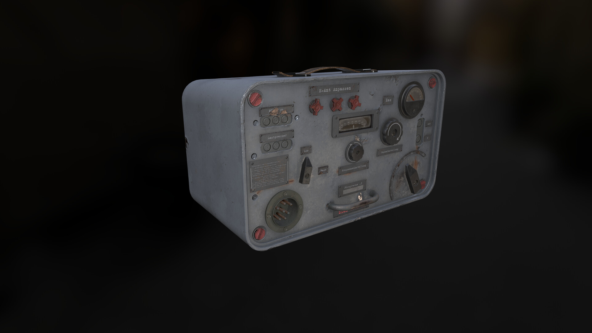 ArtStation - WW2 Radio station