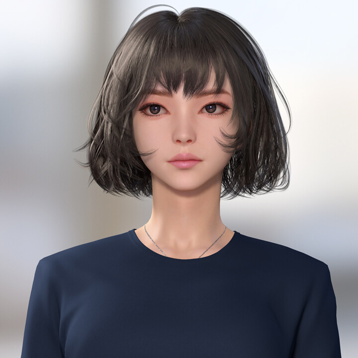 ArtStation - Short Hair