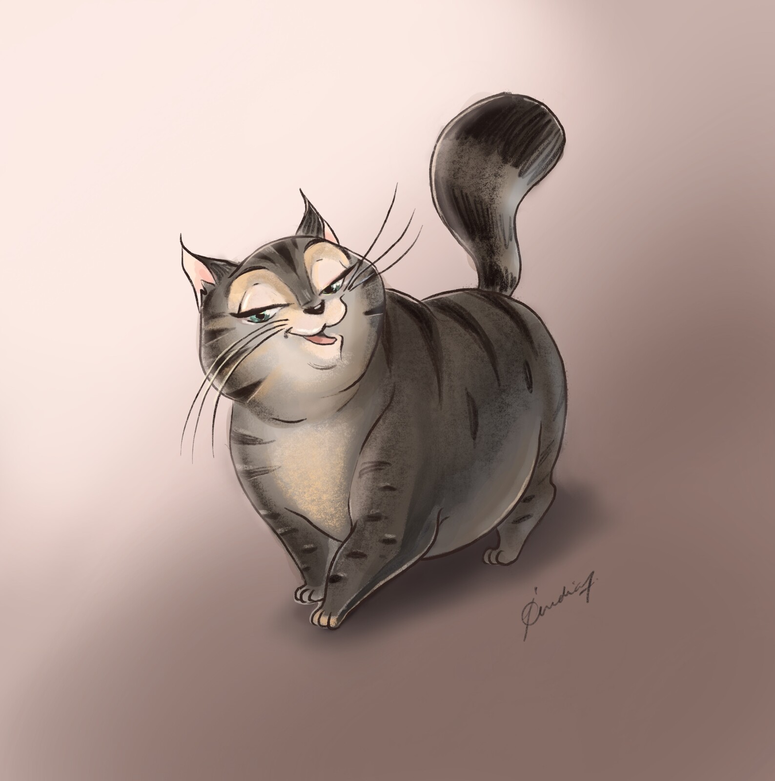 Ritinha: Character exploration of a Fat Cat