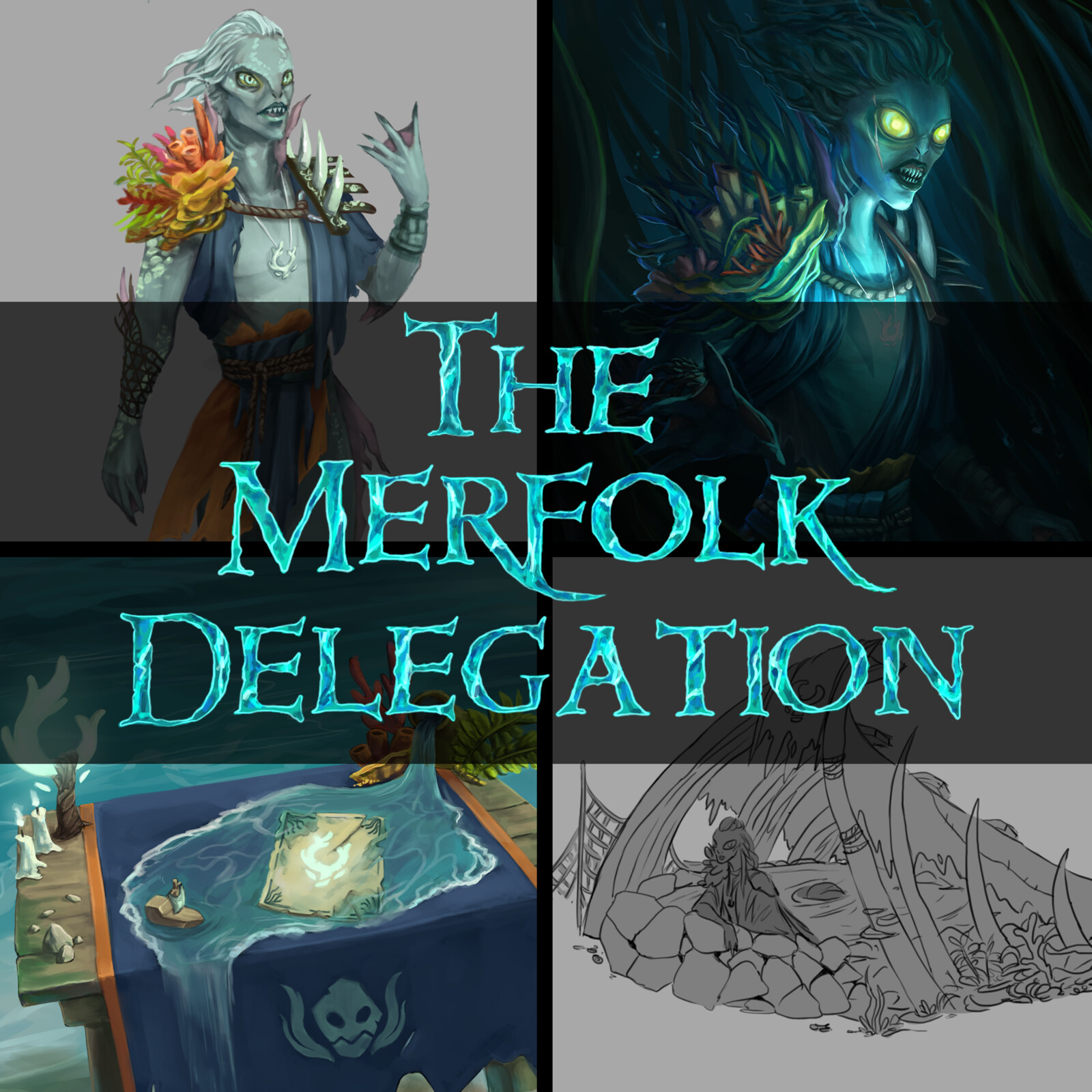 The Merfolk Delegation - Sea of Thieves Fan Concept