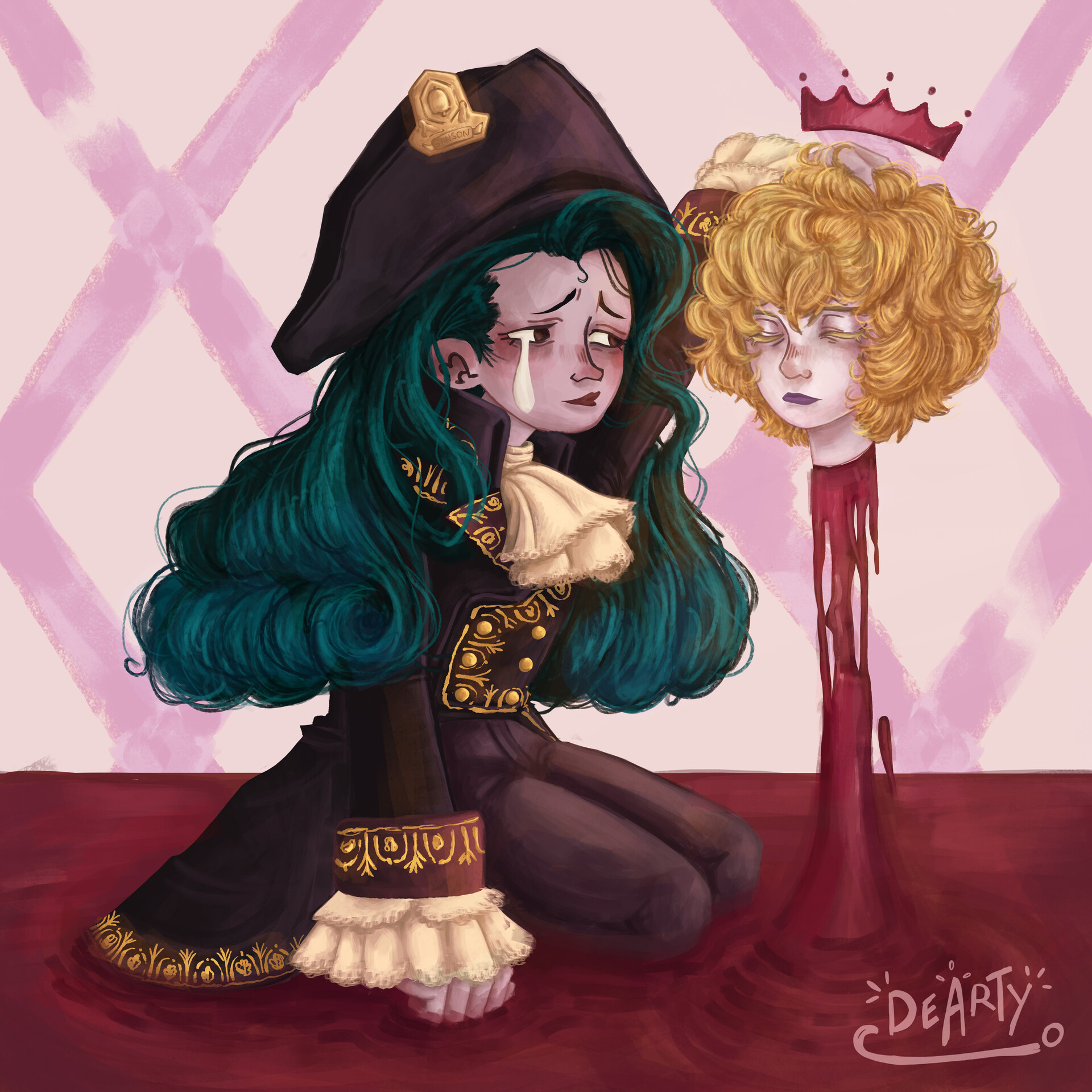 ArtStation "Adieu, mon ami " Innocent Rouge Fanart