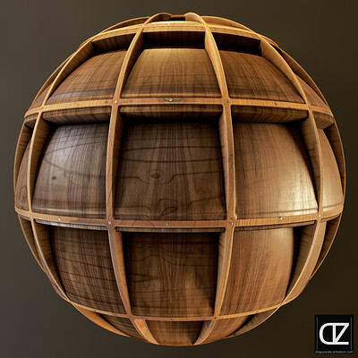 PBR - WOODEN CEILING - 4K MATERIAL