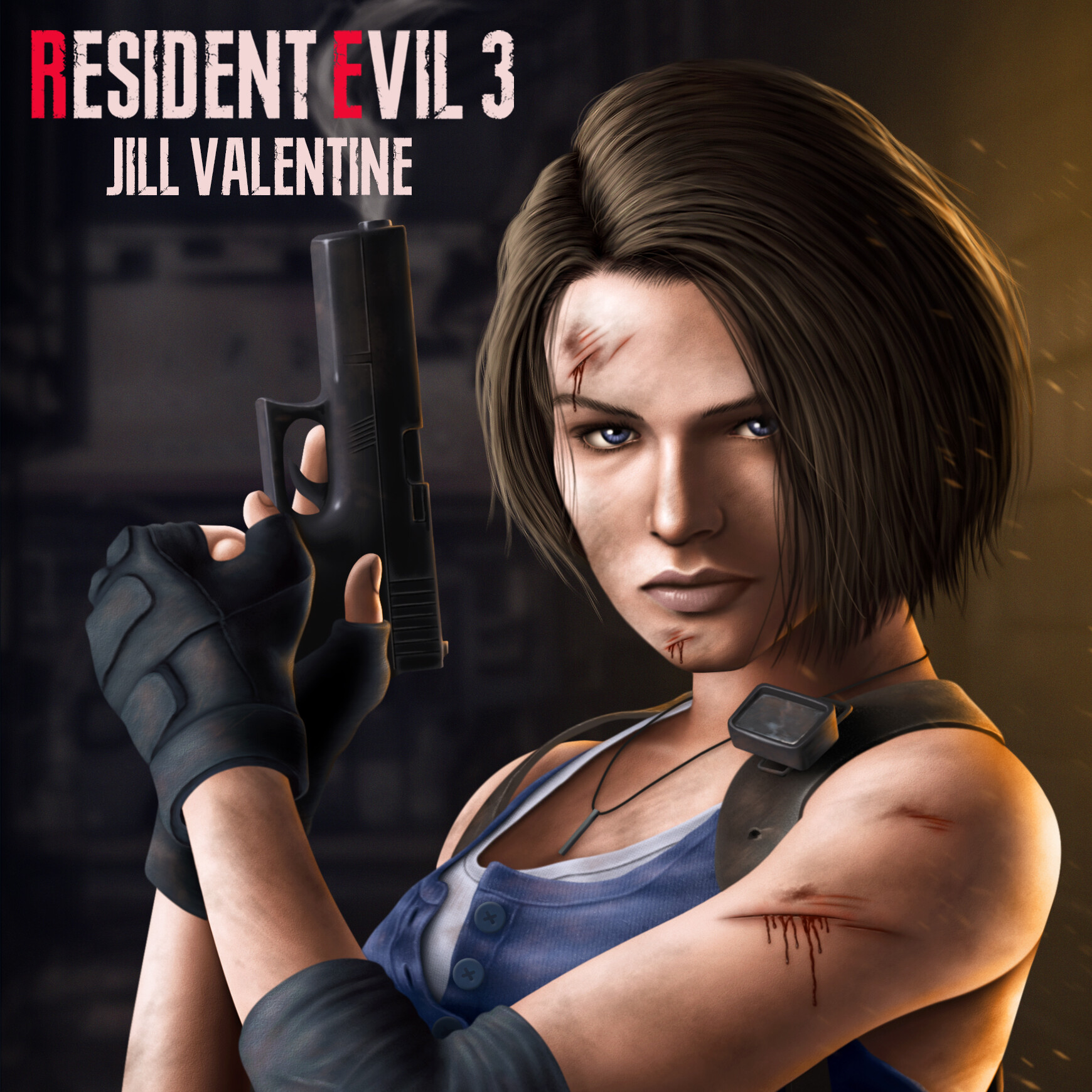 ArtStation - Jill Valentine (RESIDENT EVIL 3)