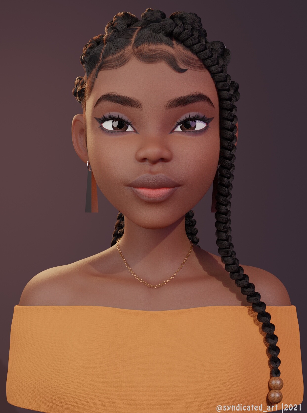 ArtStation Box braids