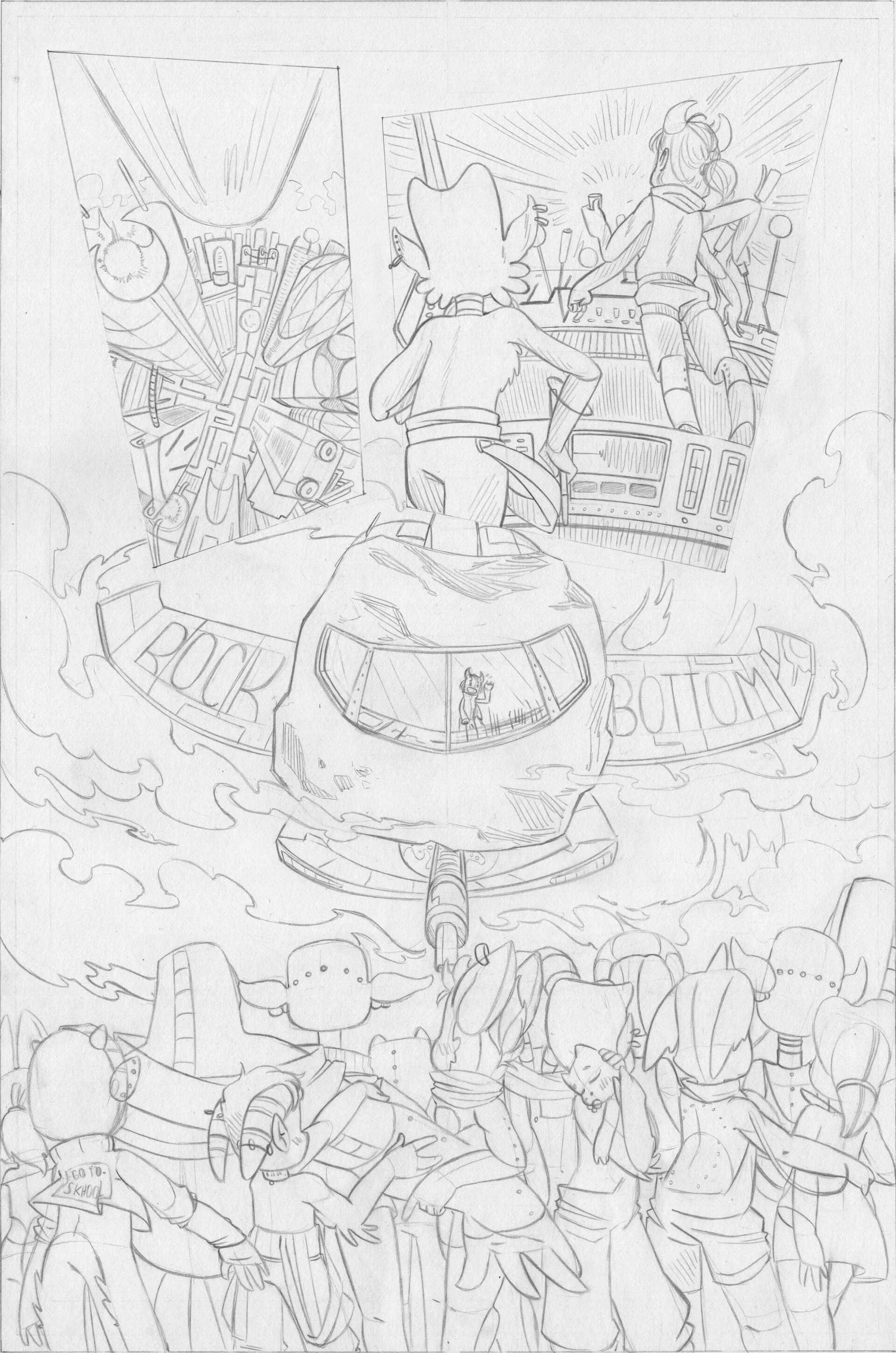 ArtStation Rock Bottom Comic Concept Art and Sketches