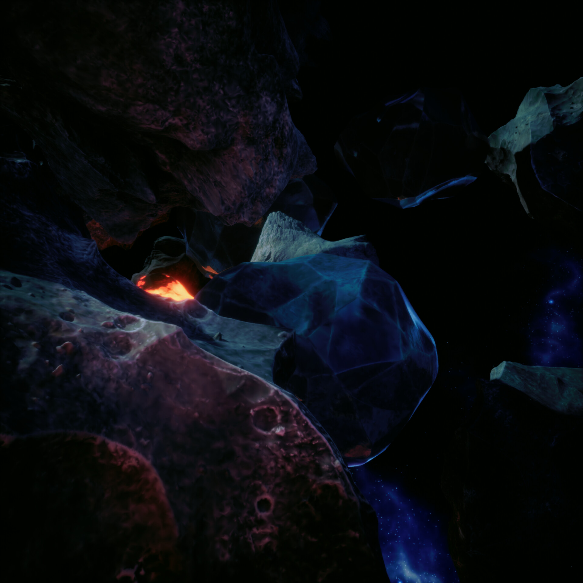 ArtStation - Unreal Engine 5 - Asteroids