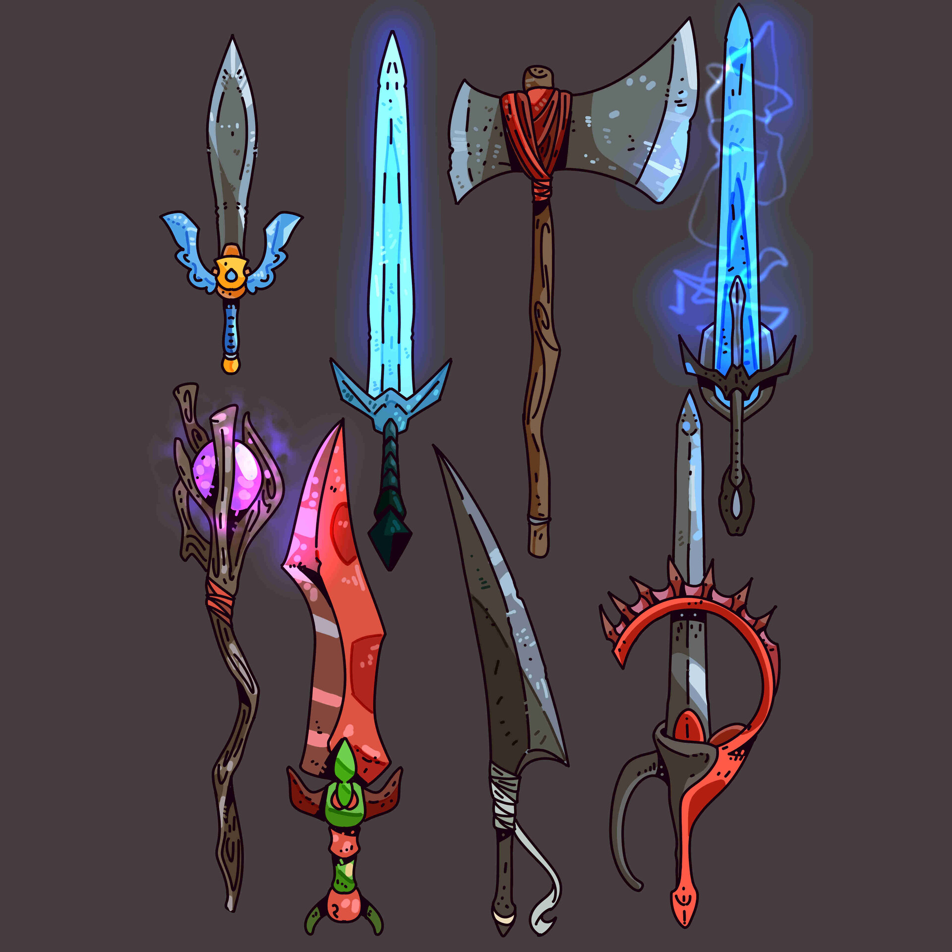 ArtStation - Weapons (personal)