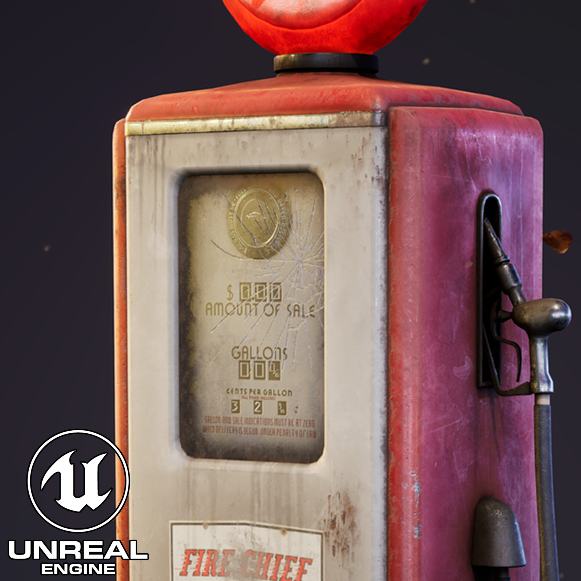 ArtStation - Vintage Gas Pump