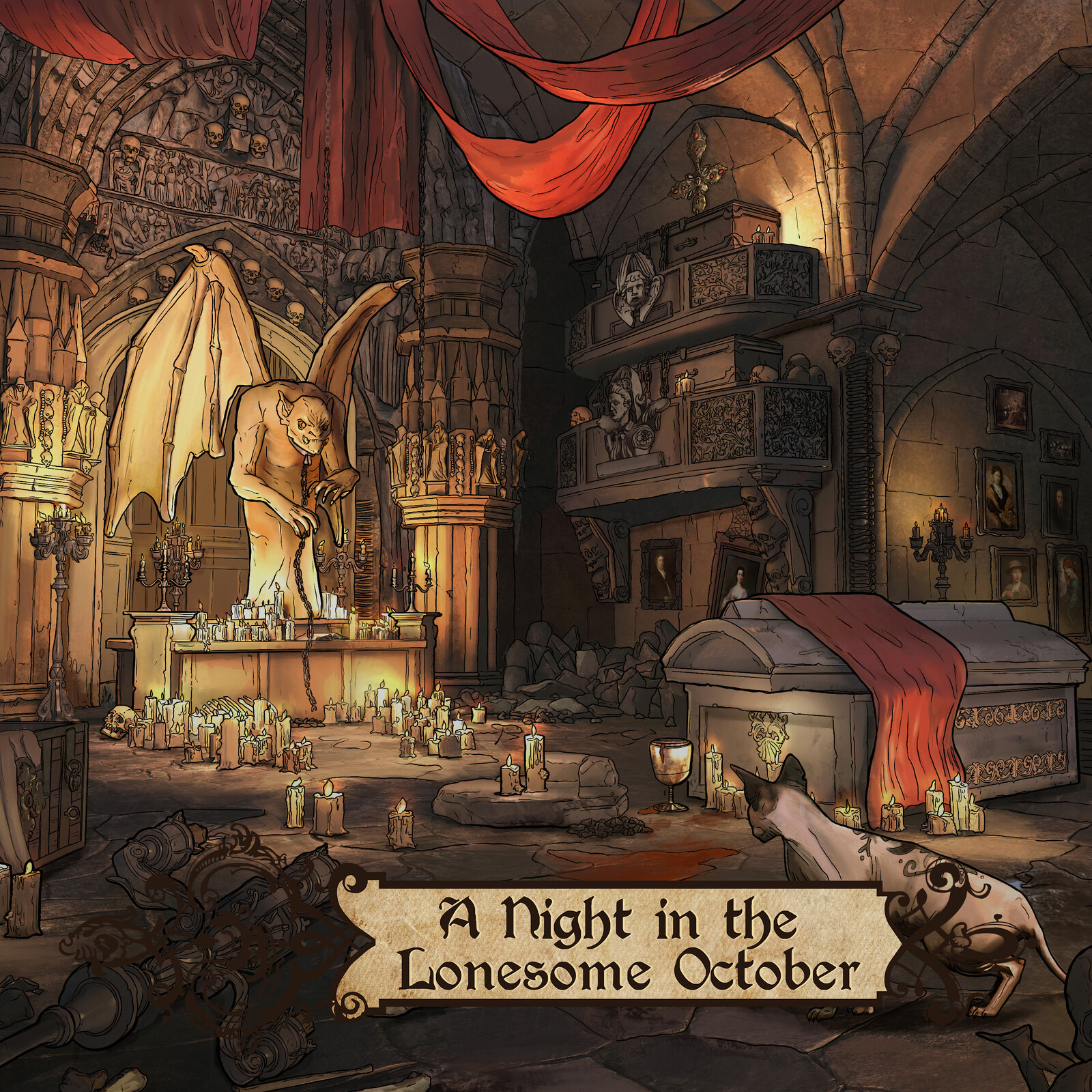 A Night in the Lonesome October - The Count’s Crypt Hideout
