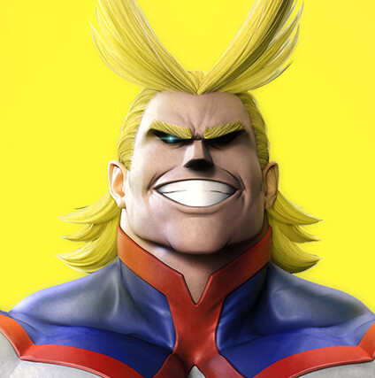 ArtStation - All Migth - Boku no Hero Academia / My Hero Academia - FAN ART