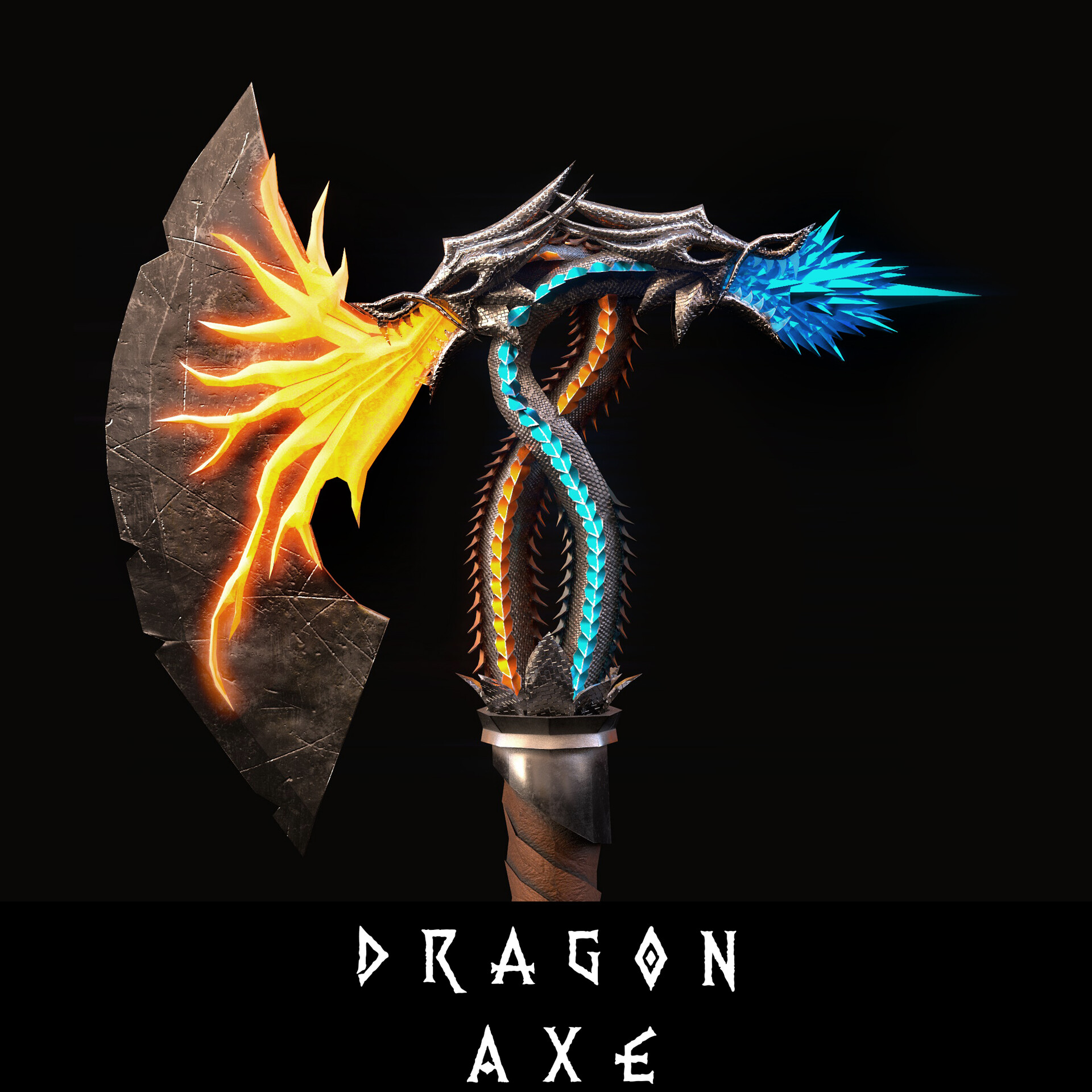 ArtStation - Dragon Axe