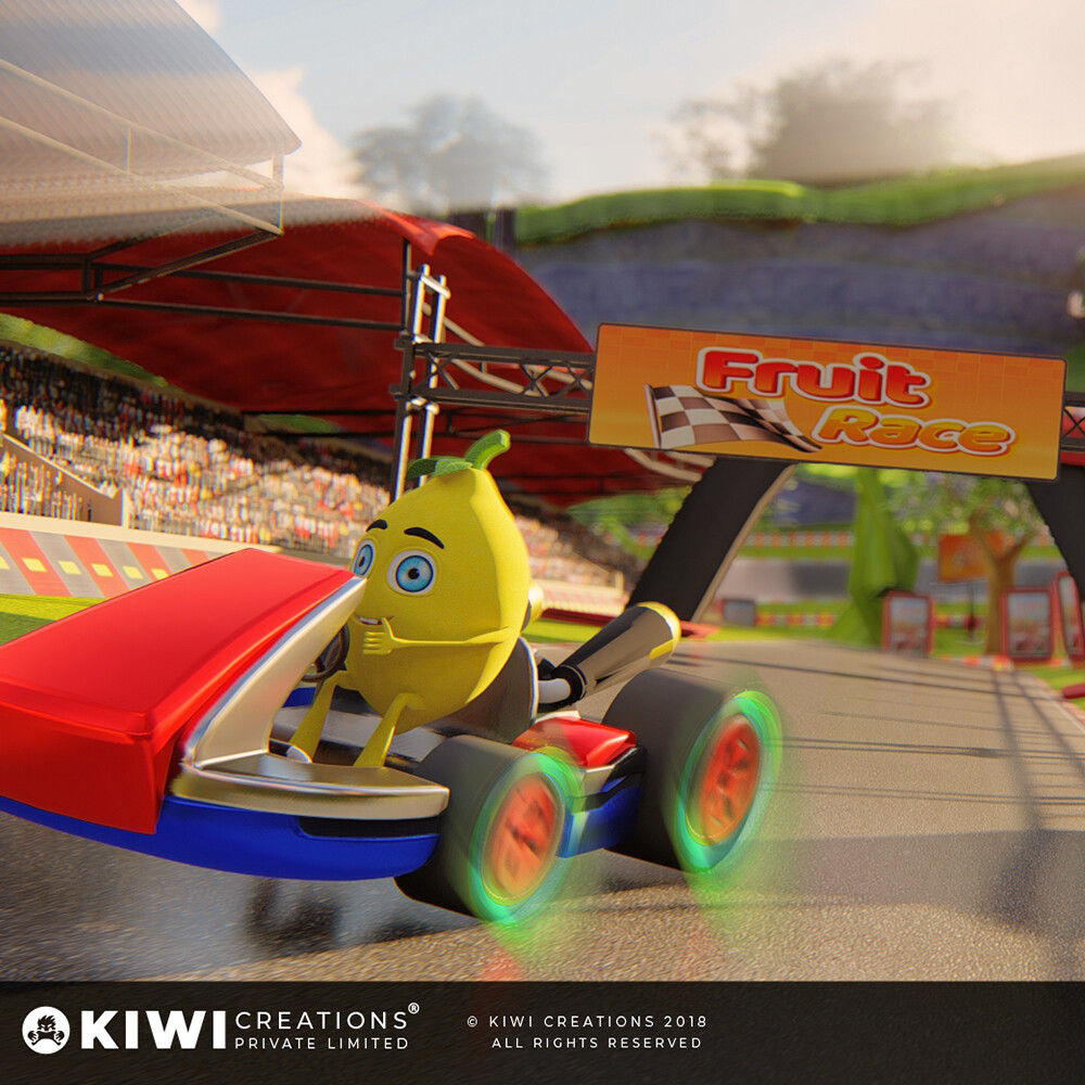 Ateeq Rafiq Fruit Racing Game Environment