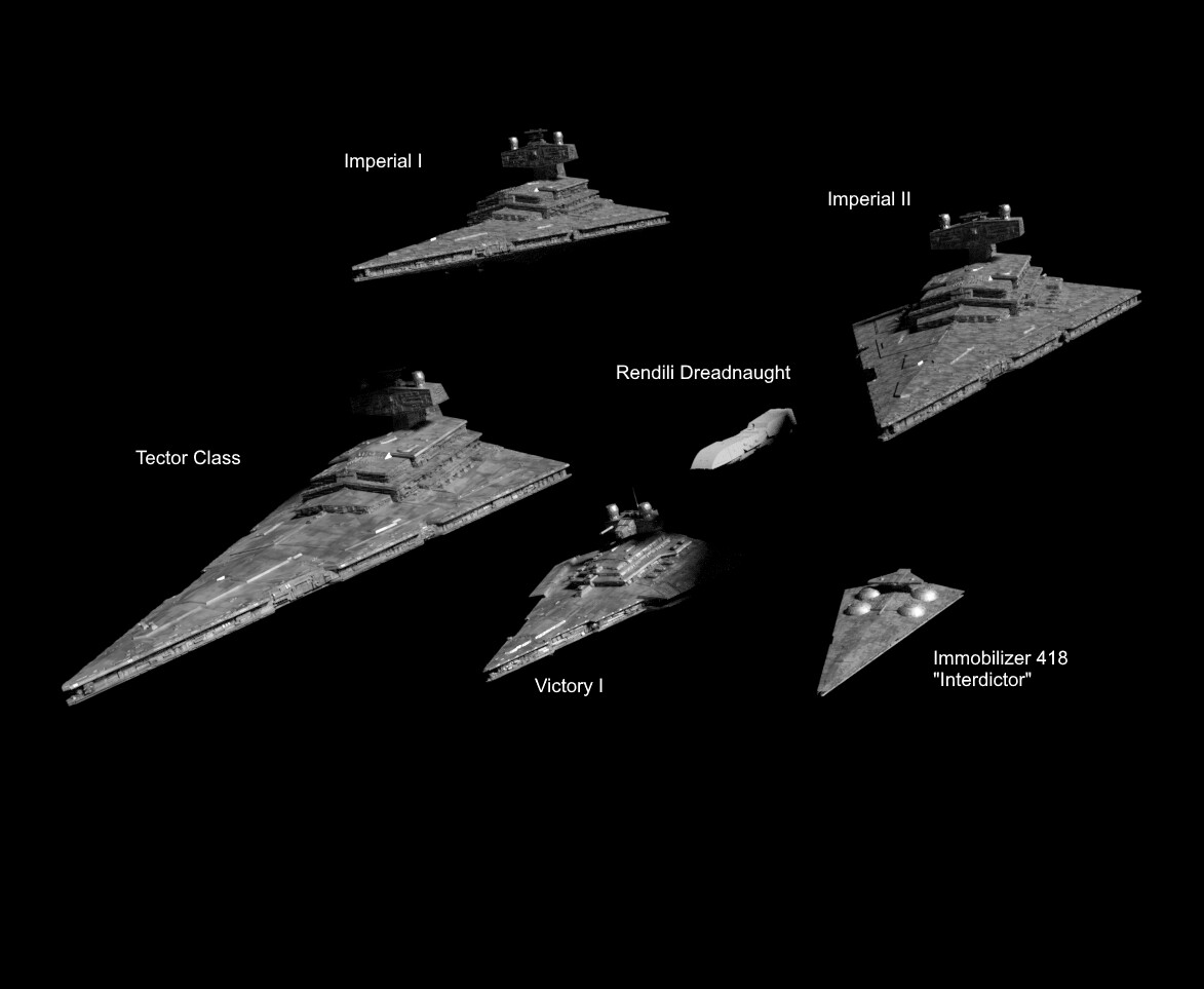 ArtStation - Imperial Star Destroyers & Frigates