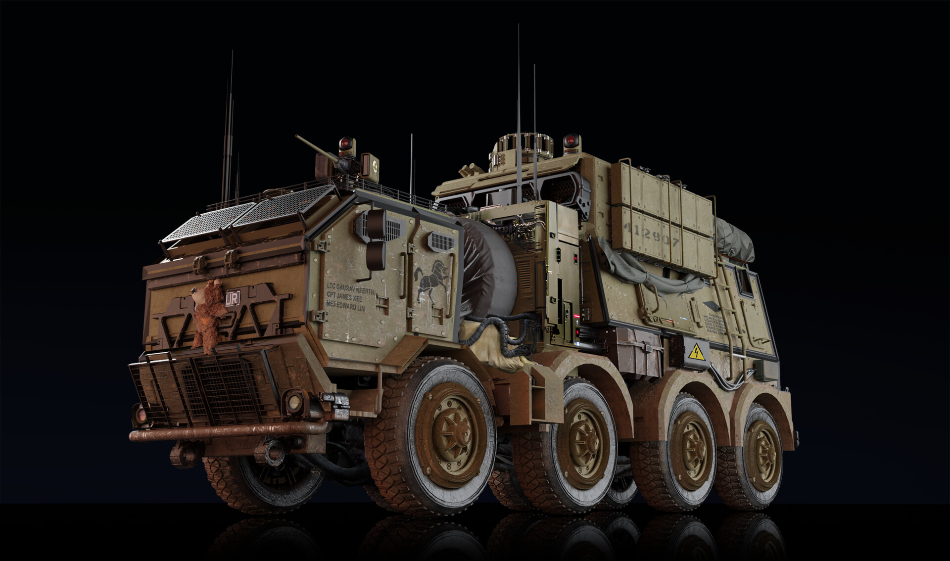 Artstation - M1127 Mobile Base Reconnaissance Vehicle (Mbrv)