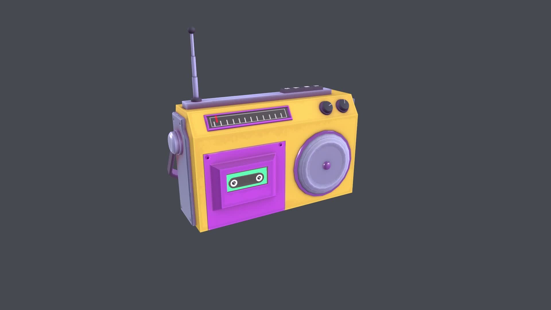 ArtStation - Prop Stylized Radio