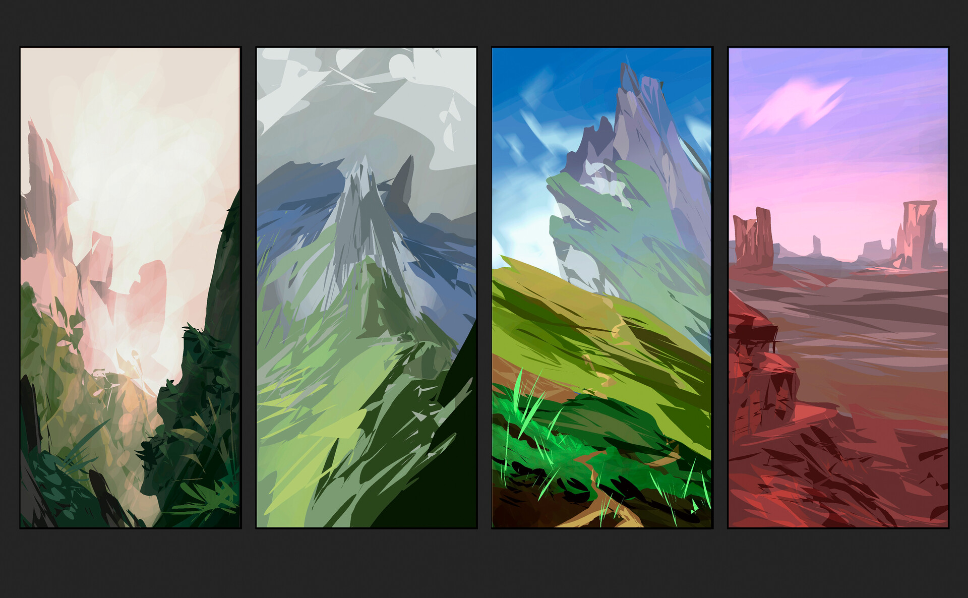 ArtStation - Environment Thumbnails