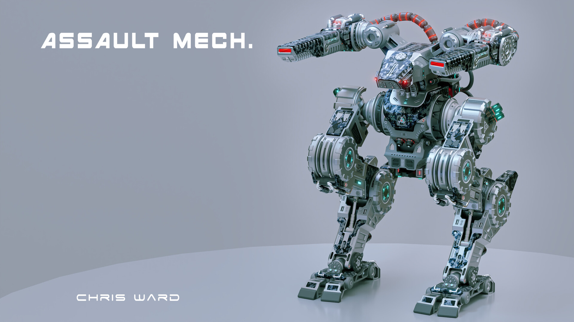 ArtStation - Assault Mech (Unnamed)