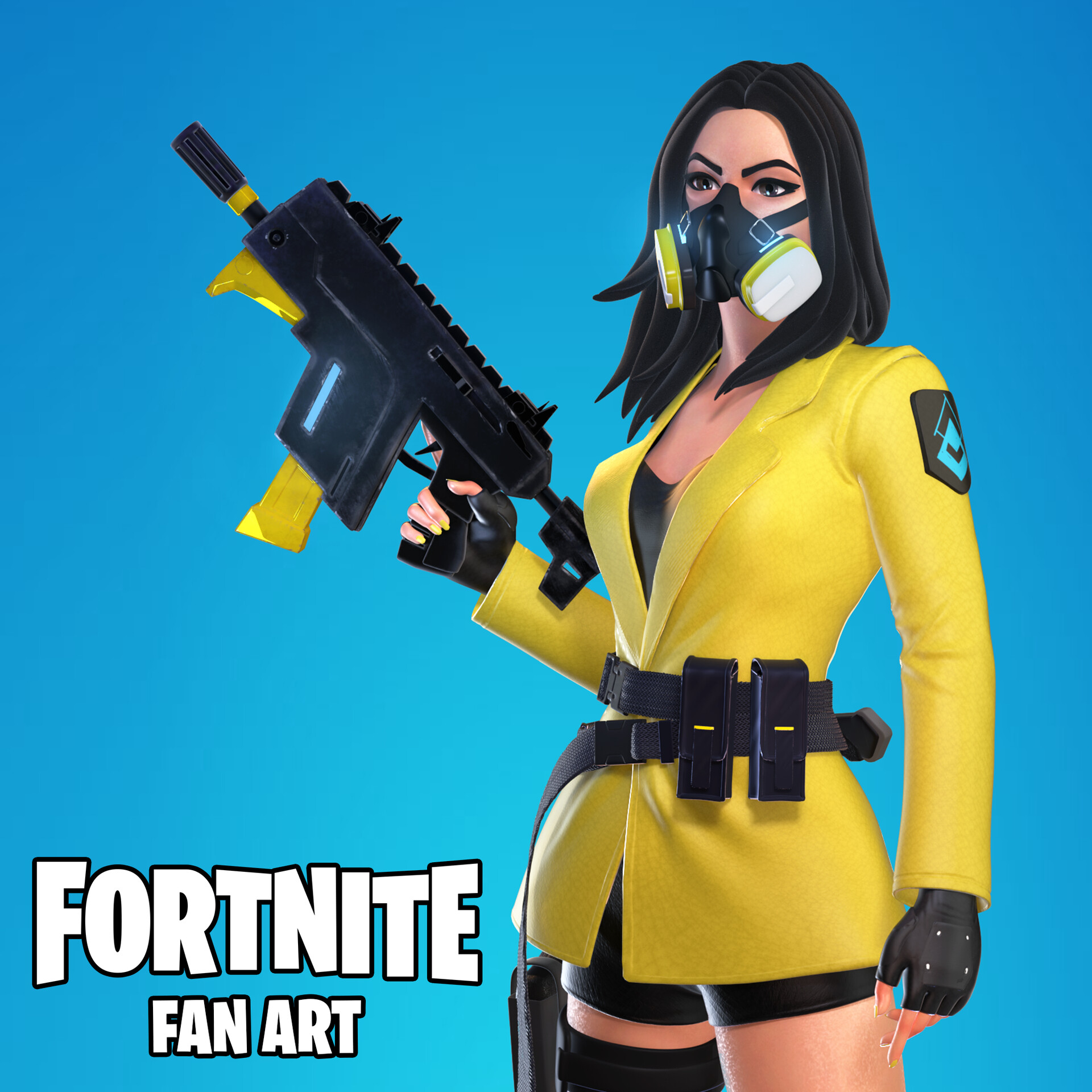 ArtStation - Yellow Jacket — Fortnite Fan Art