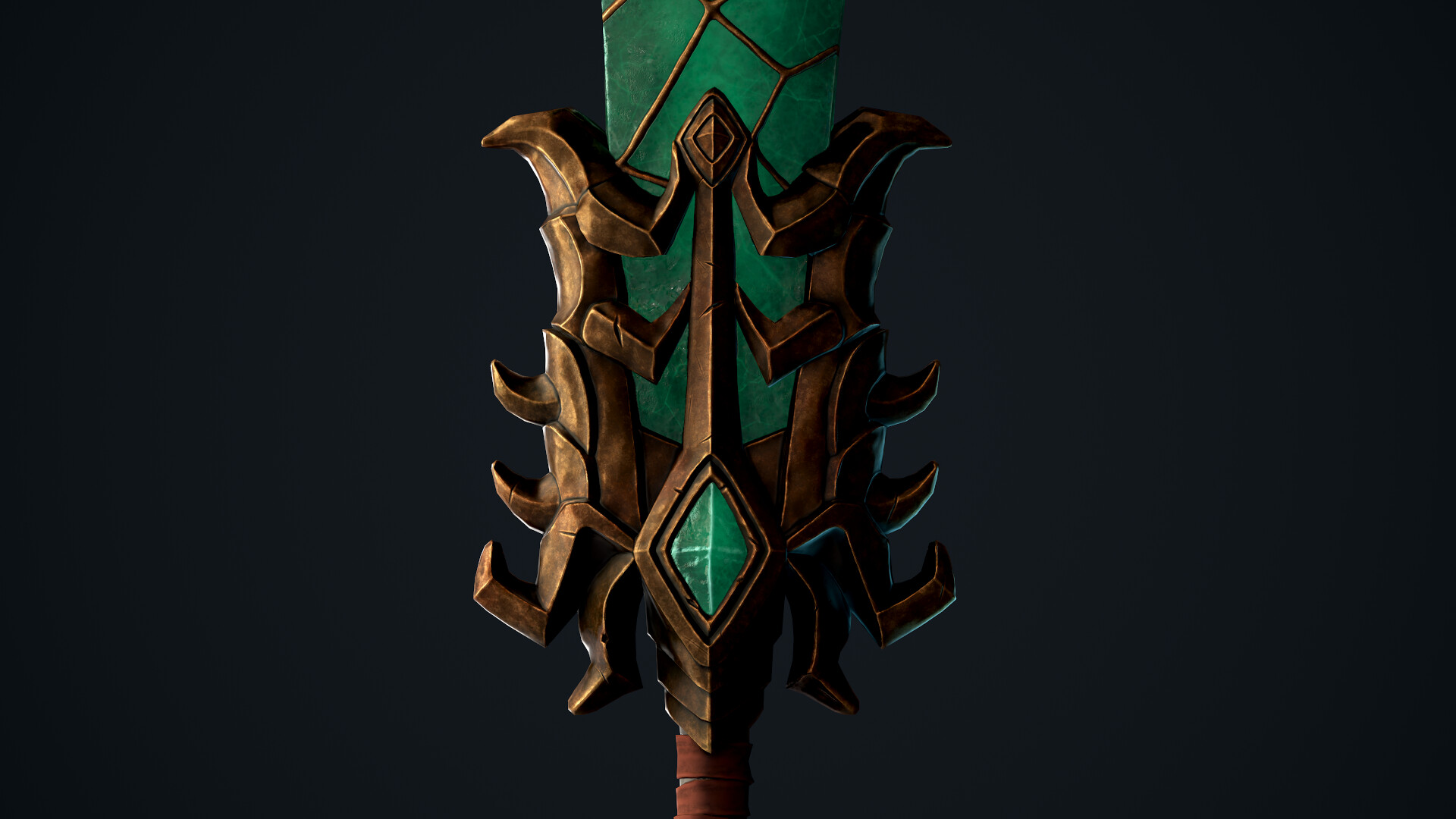 ArtStation - Corrupted Crystal Katana