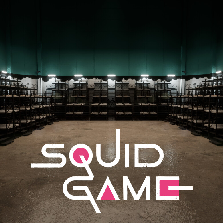 ArtStation Squid Game Bed Room UE5