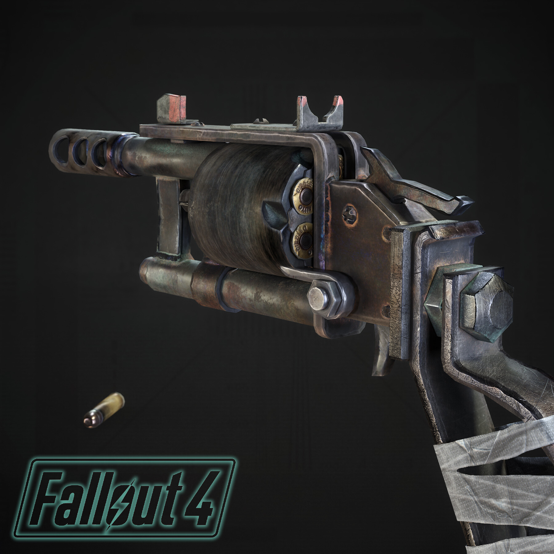 ArtStation - Pipe Gun Retexture - Fallout 4