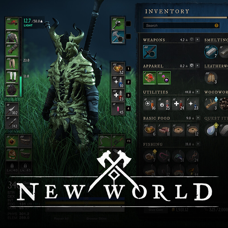 extreimes Project New World GUI