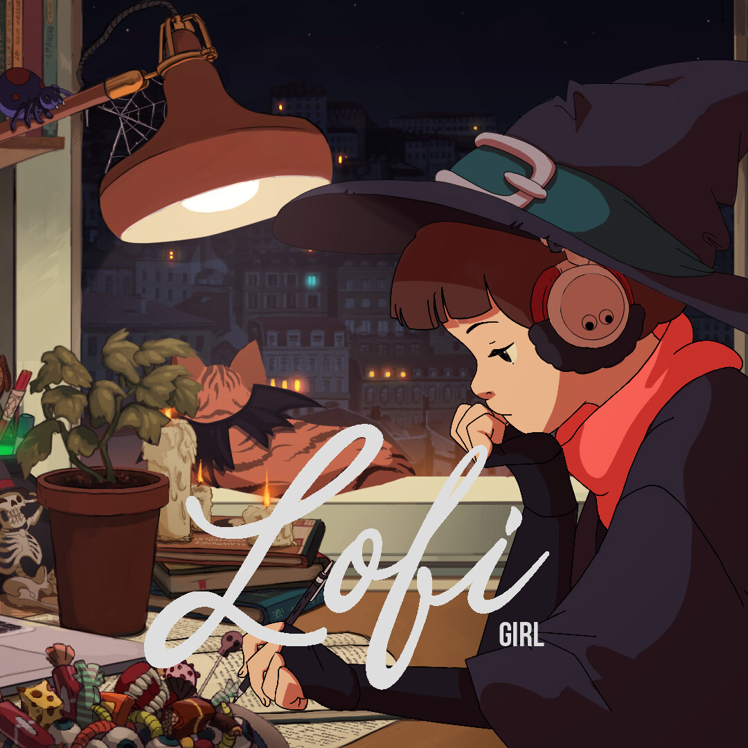 ArtStation - LO FI GIRL - HALLOWEEN THEME