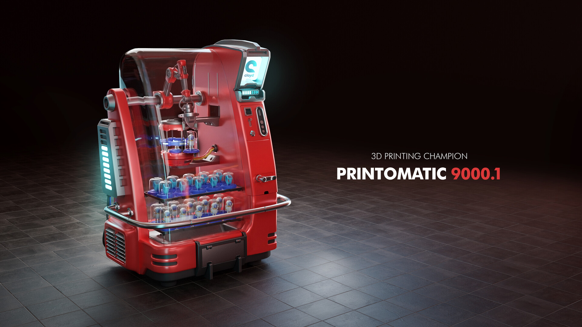 ArtStation - Retro Vending Machine