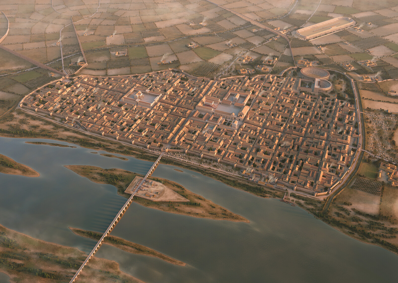 Roman city of Augusta Emerita II century C.E.