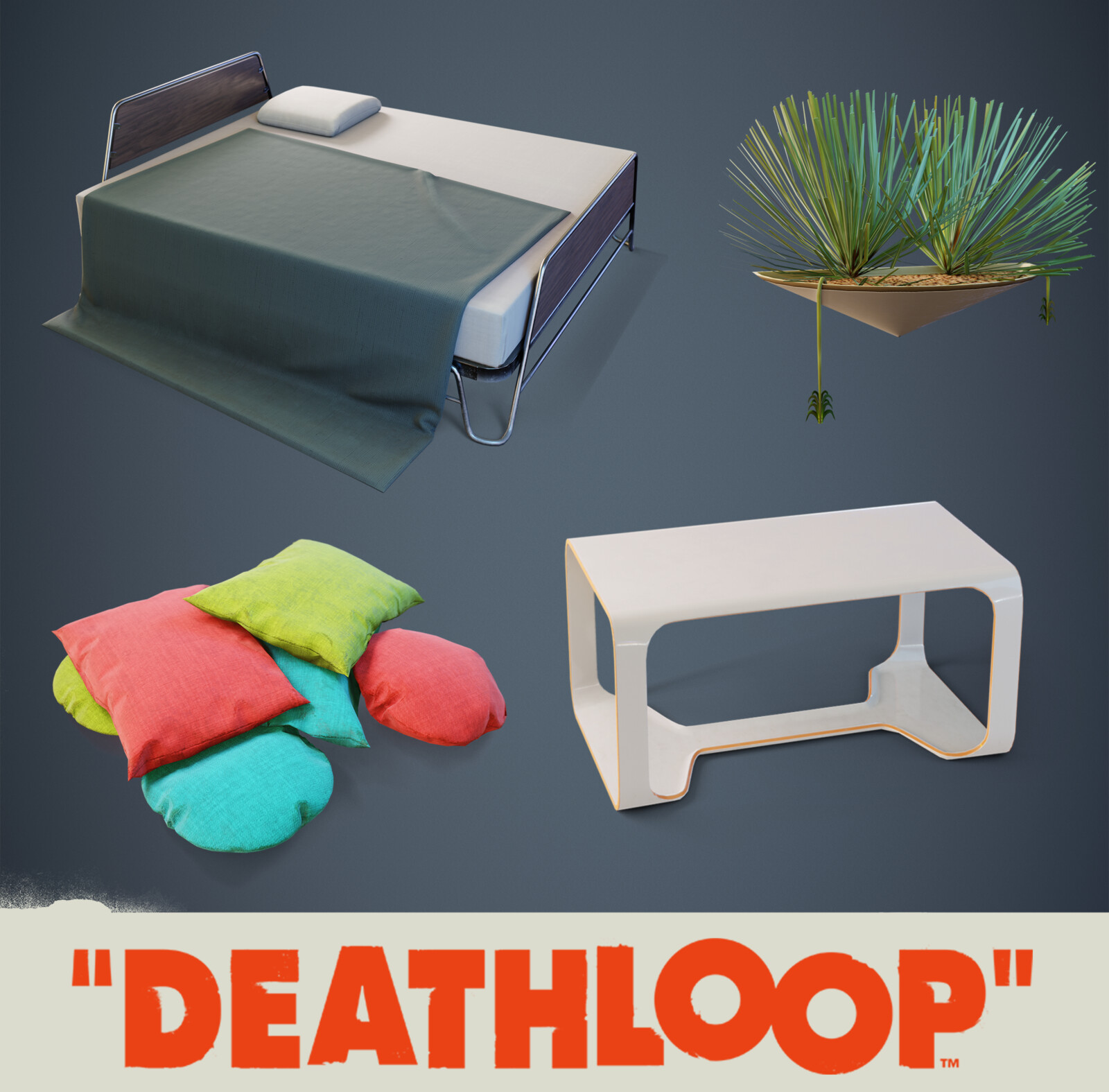 Furniture: Deathloop Props