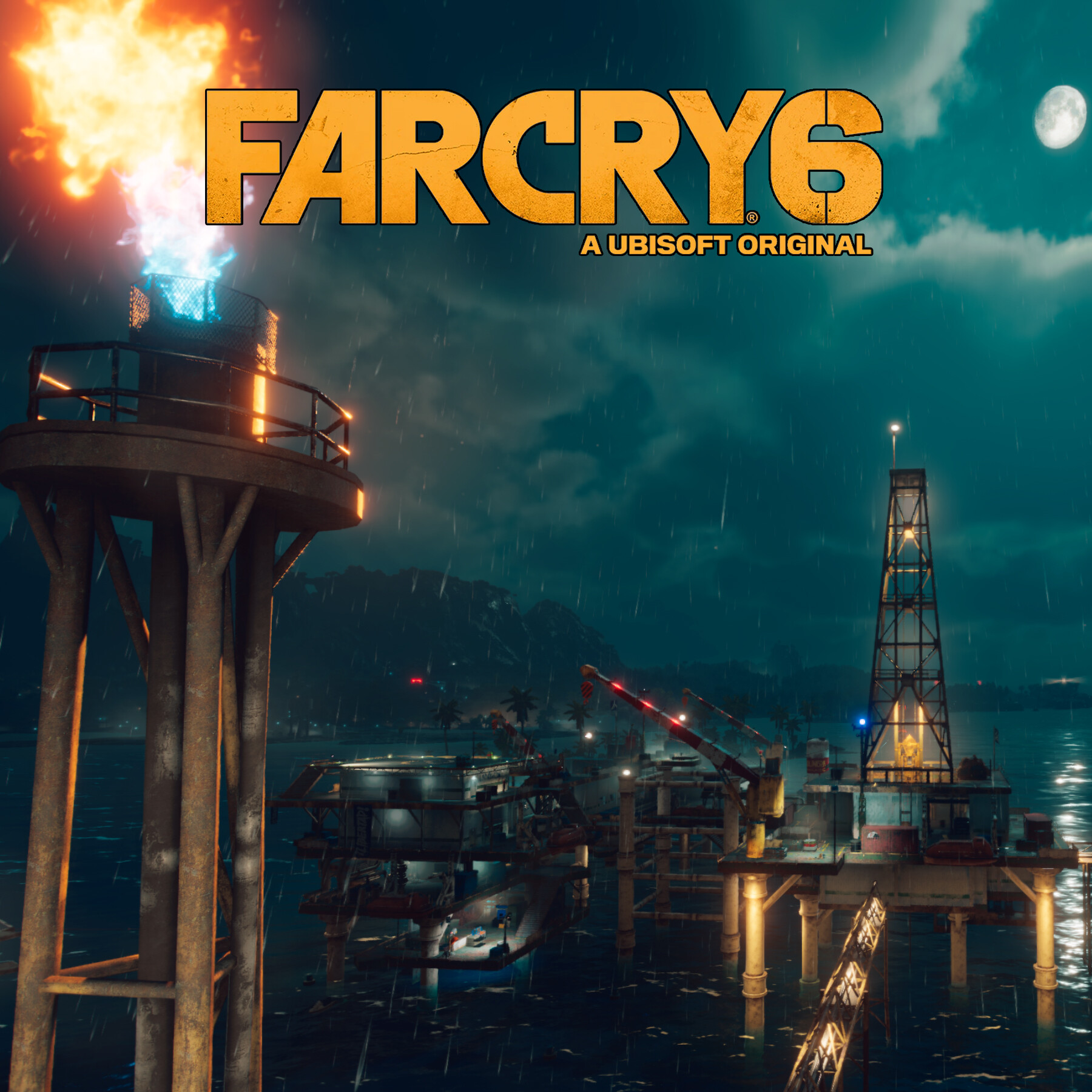 ArtStation Far Cry 6 Oil Platform