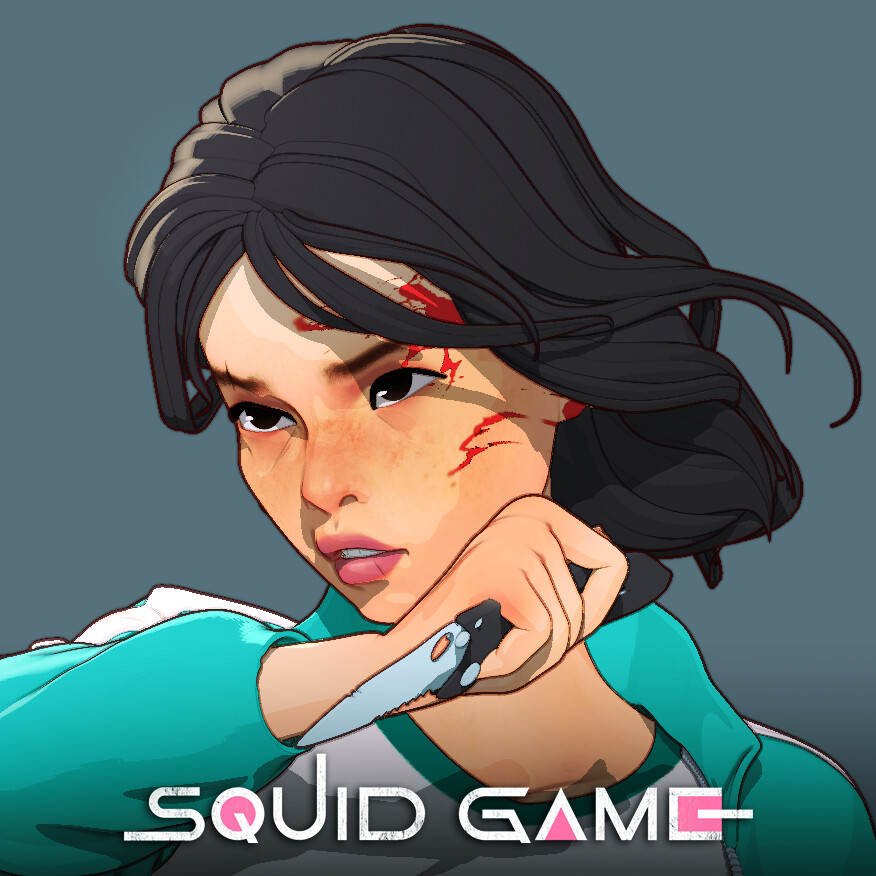 ArtStation - Squid Game Drawing with process Video