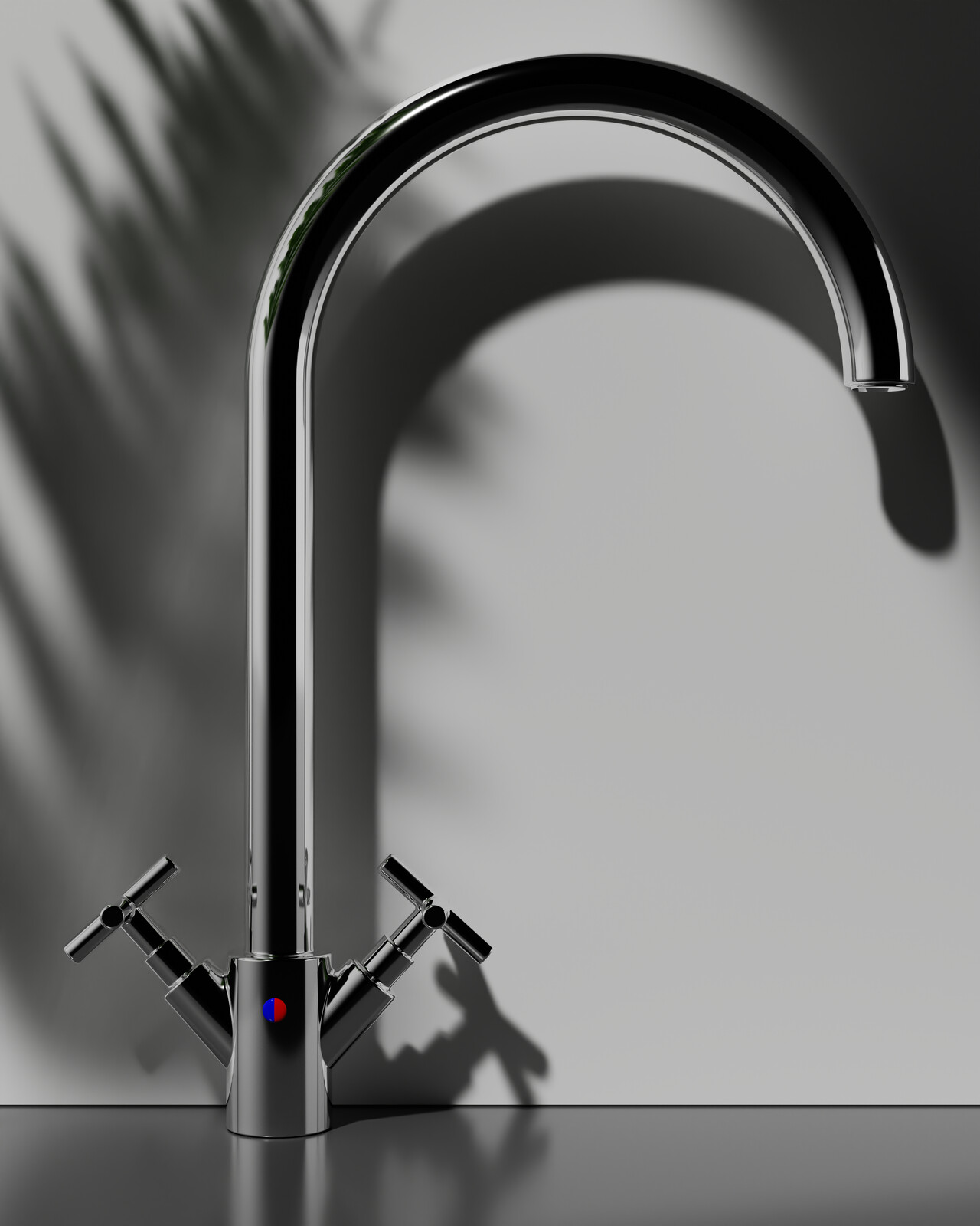 DDC, Chronos - two-handle mixer (modeling in MoI3D)