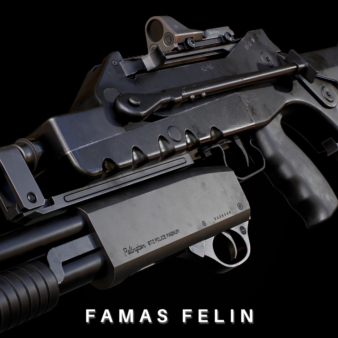 ArtStation - Famas Felin 1