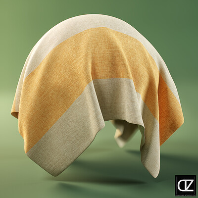 PBR - MULTI-PURPOSE RUSTIC FABRIC, BICOLOR - 4K MATERIAL