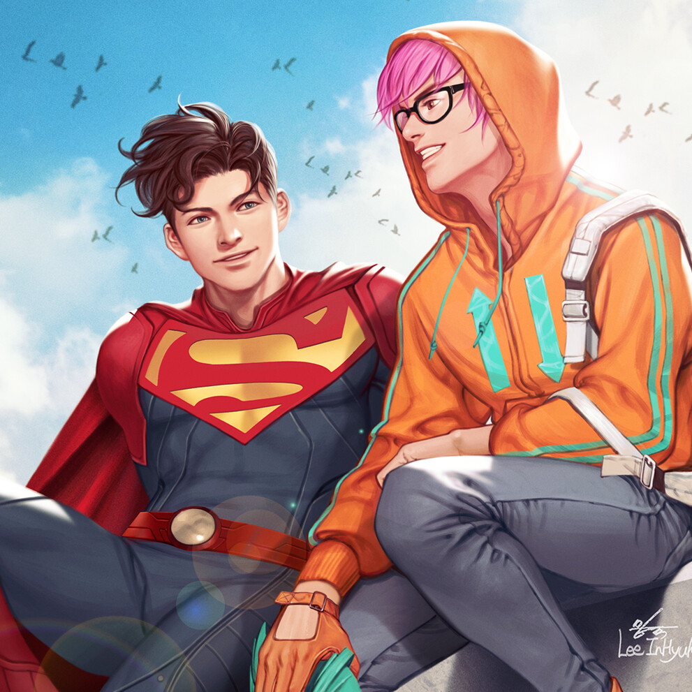 ArtStation - Superman (Jon Kent) and Jay Nakamura