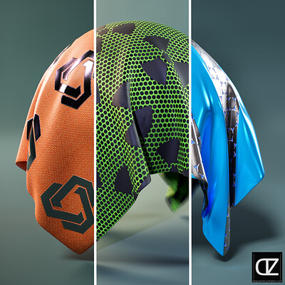 PBR - VINTAGE SCIFI THUNDERBIRDS FABRIC MINI PACK - 4K MATERIALS