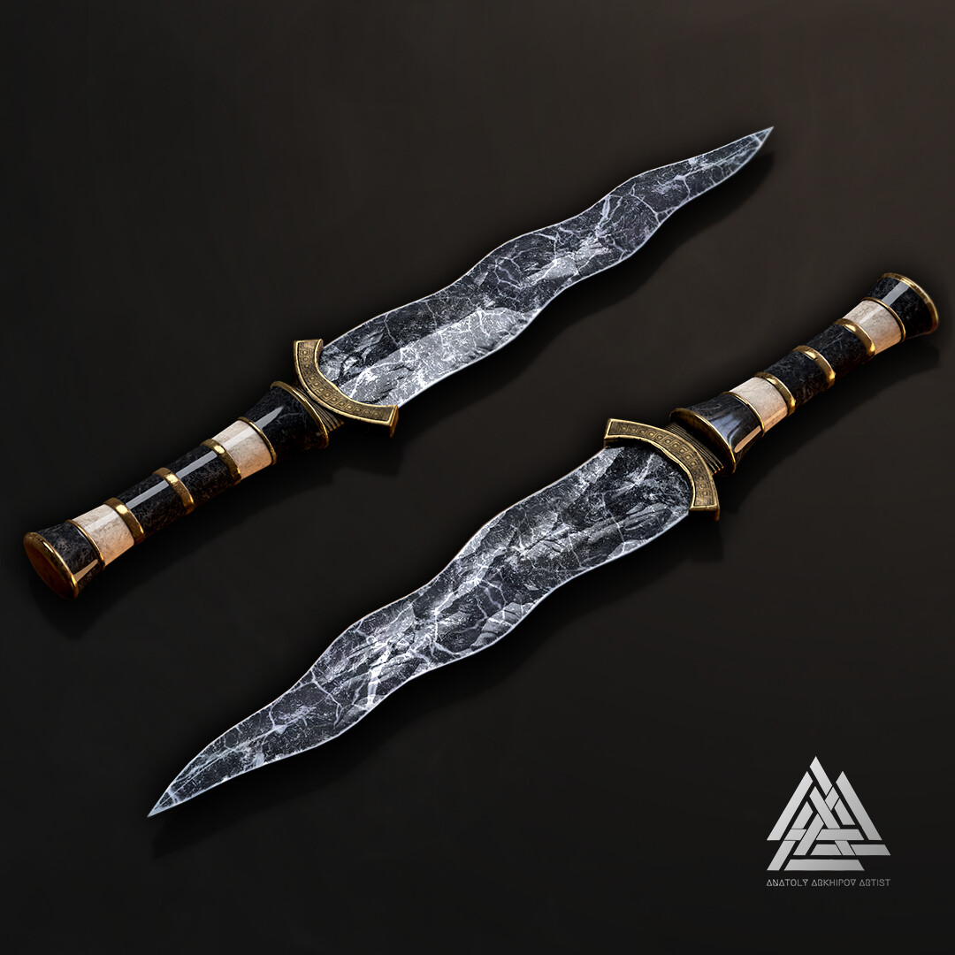 ArtStation Crystal dagger